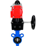 Wasser-Schmetterlingsventil Elephant al-316l-epdm-elephant-da-hdm, Gehäusematerial - Aluminiumlegierung, Scheibenmaterial - Edelstahl AISI 316L, Dichtung - EPDM, pneumatisch betätigt