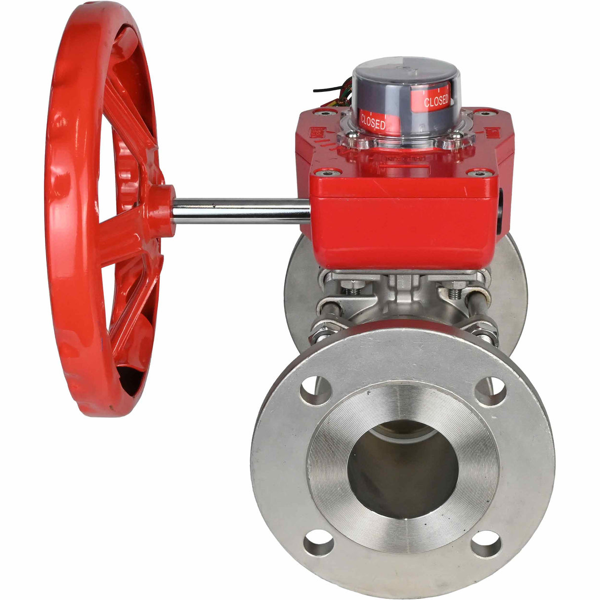 Kugelhahn aus Edelstahl Elephant ksfpt-316-180-hgbf, Gehäusematerial - Edelstahl AISI 316, Kugelmaterial - Edelstahl AISI 316, Dichtung - PTFE, handbetätigt