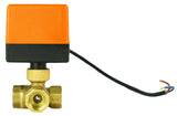 Messingkugel-3-Wege-Ventil mit NPT/BSP-T-Gewinde und Standardanschluss Elephant RP.BRASS.120.MM 232 PSI mit elektrisch betätigter 110 VAC ohne Endschalter