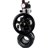 Ball valves Elephant BV4242E-FP-GRM-ISO, body material - UPVC, ball material - UPVC, seal - EPDM, with pneumatic actuator double action PA-DA-105-1, pneumatic distributor 4M310-08 24V, LSU APL-210N and ATU AFC2000