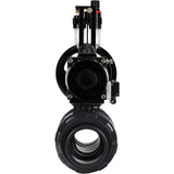 Ball valves Elephant BV4242E-FP-GRM-ISO, body material - UPVC, ball material - UPVC, seal - EPDM, with pneumatic actuator double action PA-DA-105-1, pneumatic distributor 4M310-08 220V and ATU AFC2000