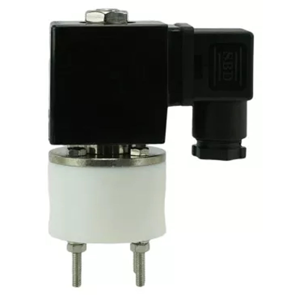Zweiwege-Elektromagnetventil, normalerweise offen, direktwirkend, Elephant DHF11-НО PTFE VITON G 110/220 V, Gehäusematerial – PTFE, Dichtung – Viton