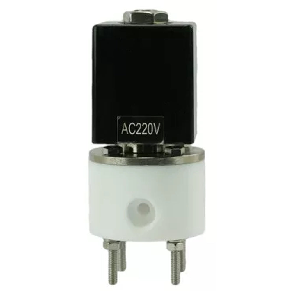 Zweiwege-Elektromagnetventil, normalerweise offen, direktwirkend, Elephant DHF11-НО PTFE VITON G 110/220 V, Gehäusematerial – PTFE, Dichtung – Viton