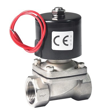 Zweiwege-Normalschließendes direktwirkendes elektrisches Magnetventil Elephant DW11-S VITON G 110/220V, Gehäusematerial - Edelstahl AISI 304, Dichtung - VITON