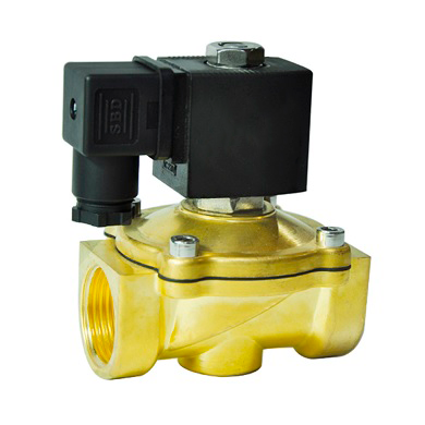 Zweiwege-Elektromagnetventil, normalerweise geschlossen, direkt wirkend, Elephant DW-31-НЗ VITON G S91A 110/220 V, Gehäusematerial – Messing, Dichtung – Viton