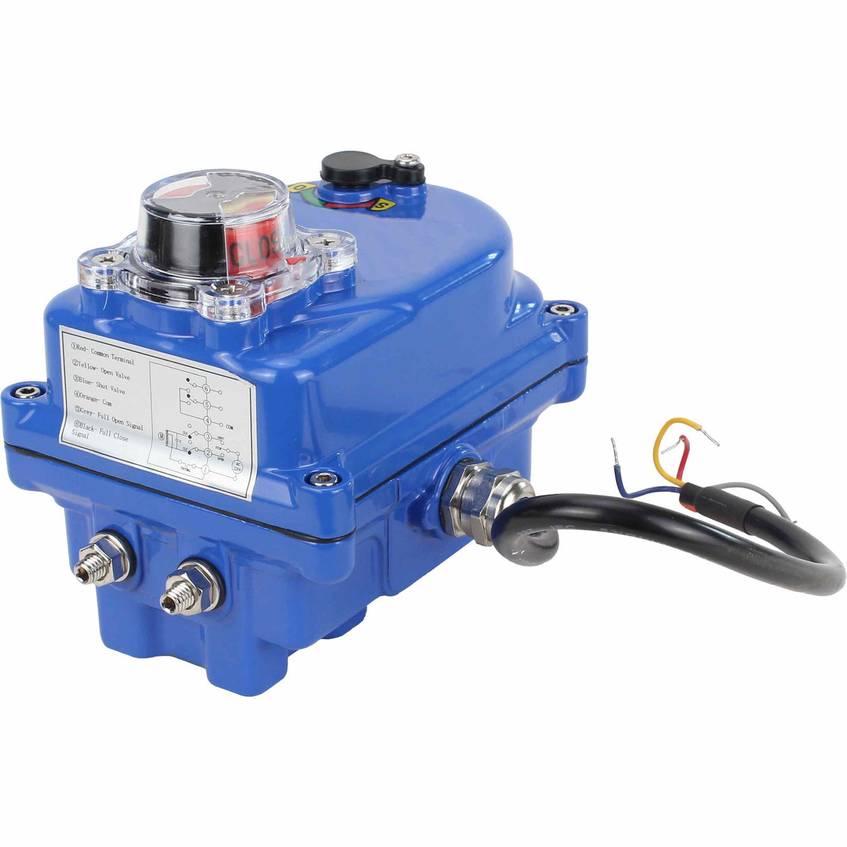 Vierteldreh-elektroantrieb Elephant 003 blau 12 V