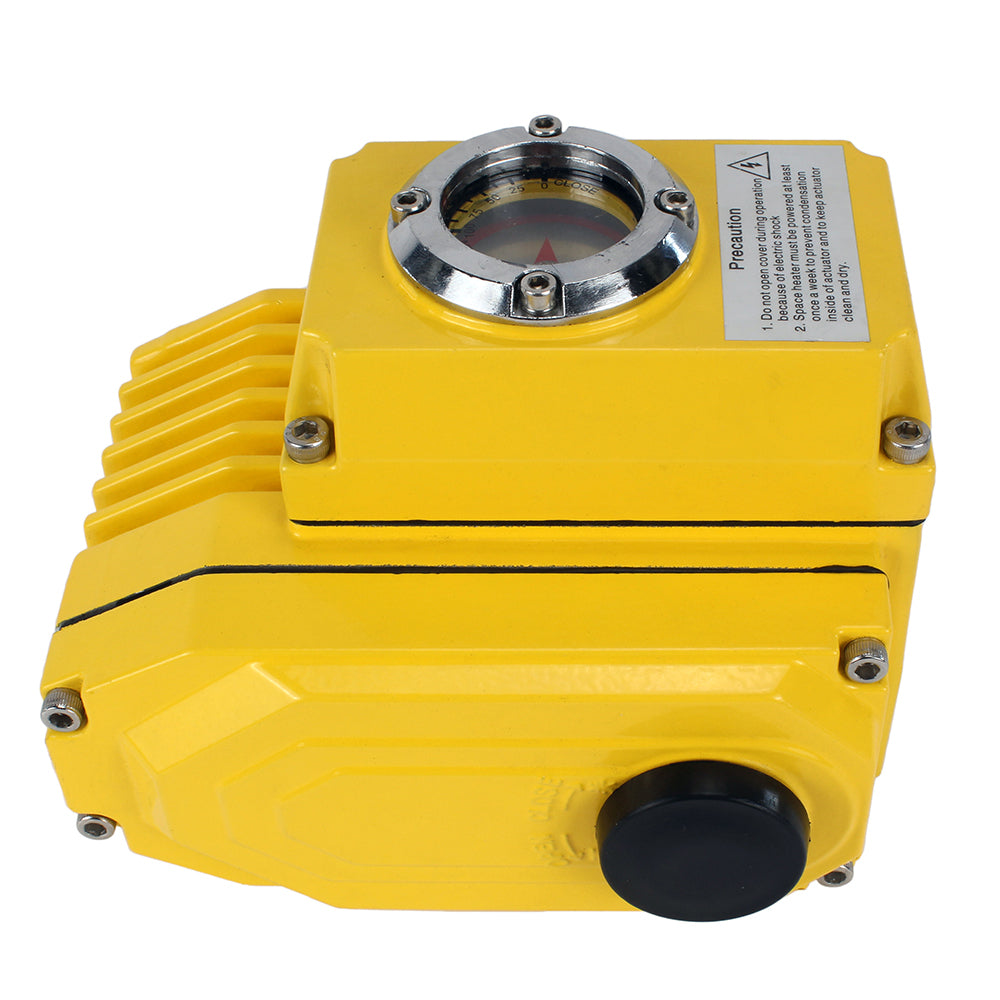 Vierteldreh-Elektroantrieb Elephant 005-010 24V mit Rückmeldesensor und 4-20 mA Eingangssignalsteuerung