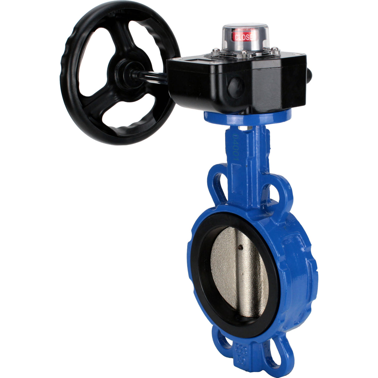 Wasser-Schmetterlingsventil Elephant g50-g40-epdm-elephant-hgb, Gehäusematerial - Gusseisen GGG50, Scheibenmaterial - Gusseisen GGG40, Dichtung - EPDM, getriebegetrieben