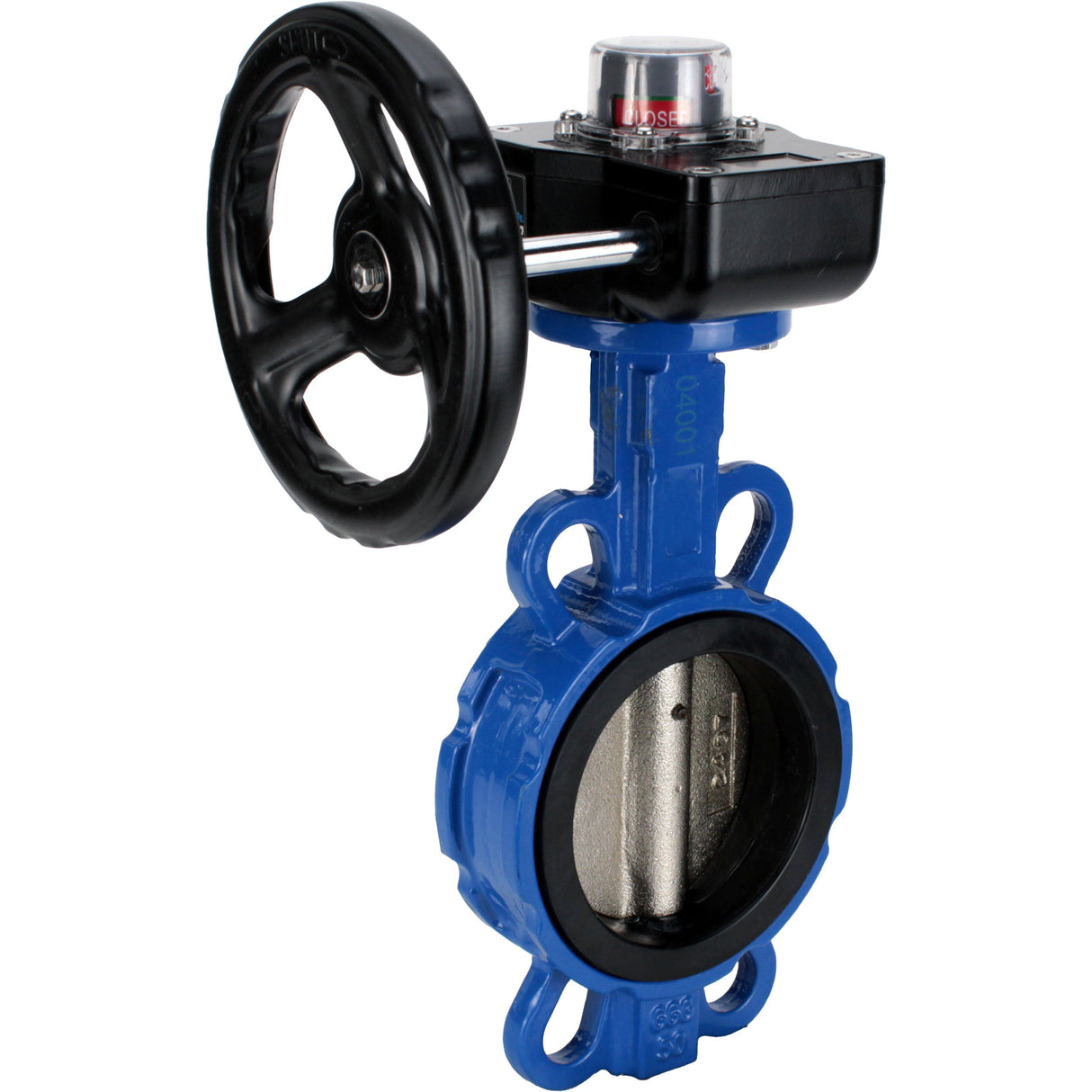 Wasser-Schmetterlingsventil Elephant g50-g40-epdm-elephant-hgb, Gehäusematerial - Gusseisen GGG50, Scheibenmaterial - Gusseisen GGG40, Dichtung - EPDM, getriebegetrieben