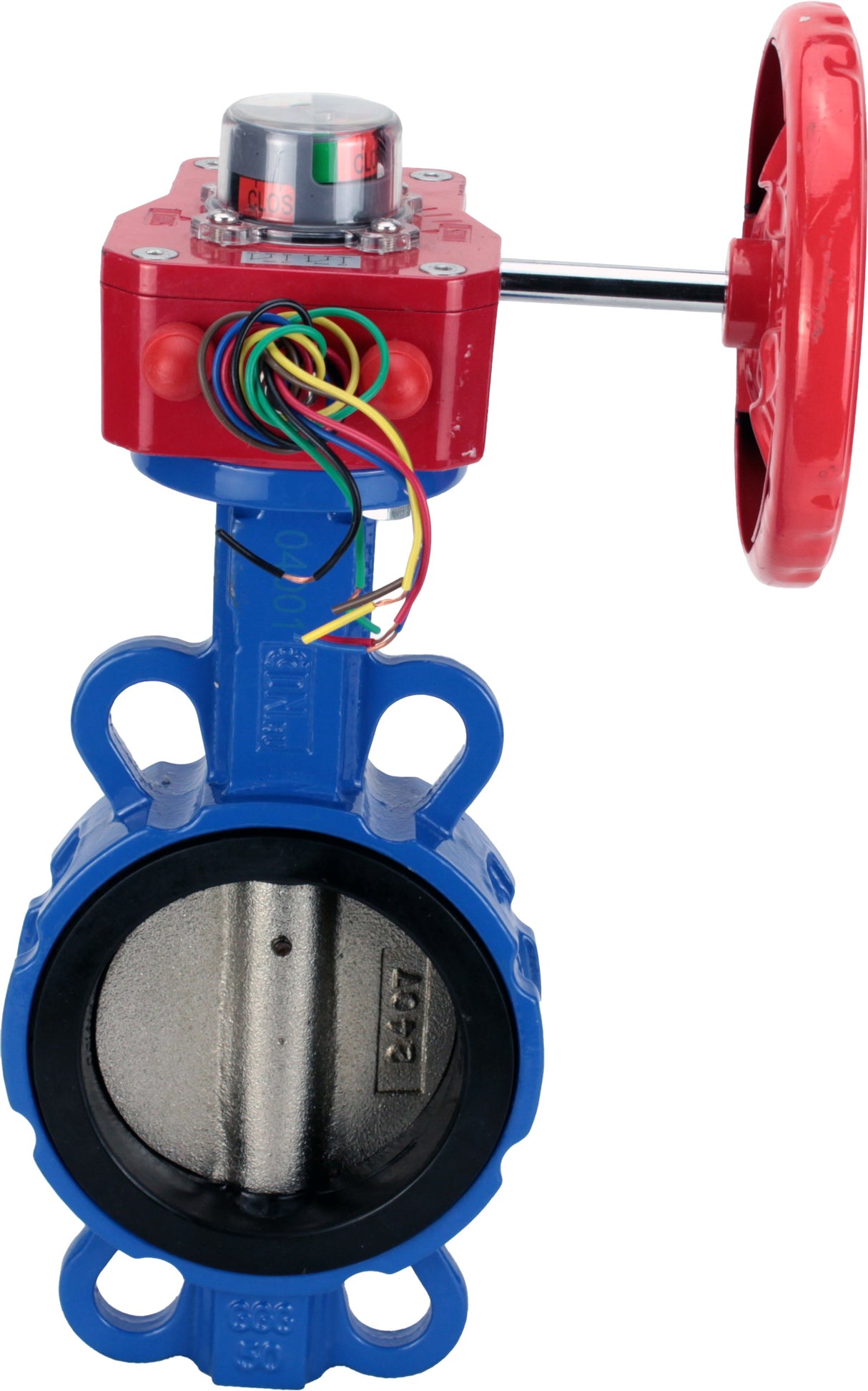 Wasser-Schmetterlingsventil Elephant g50-g40-epdm-elephant-hgbf, Gehäusematerial - Gusseisen GGG50, Scheibenmaterial - Gusseisen GGG40, Dichtung - EPDM, getriebegetrieben