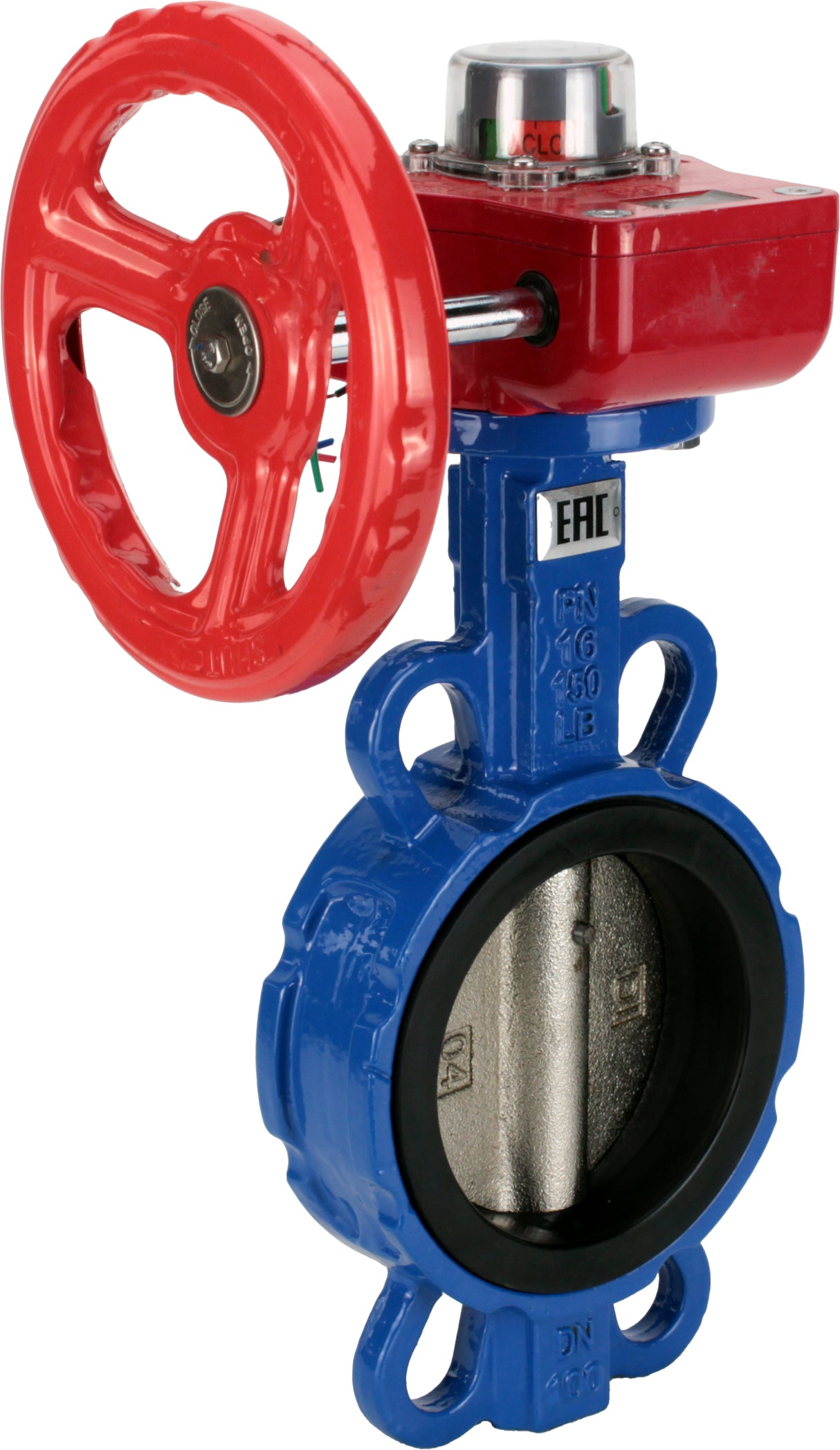 Wasser-Schmetterlingsventil Elephant g50-g40-epdm-elephant-hgbf, Gehäusematerial - Gusseisen GGG50, Scheibenmaterial - Gusseisen GGG40, Dichtung - EPDM, getriebegetrieben