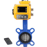 Wasser-Schmetterlingsventil Elephant ggg50-316l-epdm-elephant-110/220-0-10, Gehäusematerial - Gusseisen GGG50, Scheibenmaterial - Edelstahl AISI 316L, Dichtung - EPDM, elektrisch betätigter Antrieb