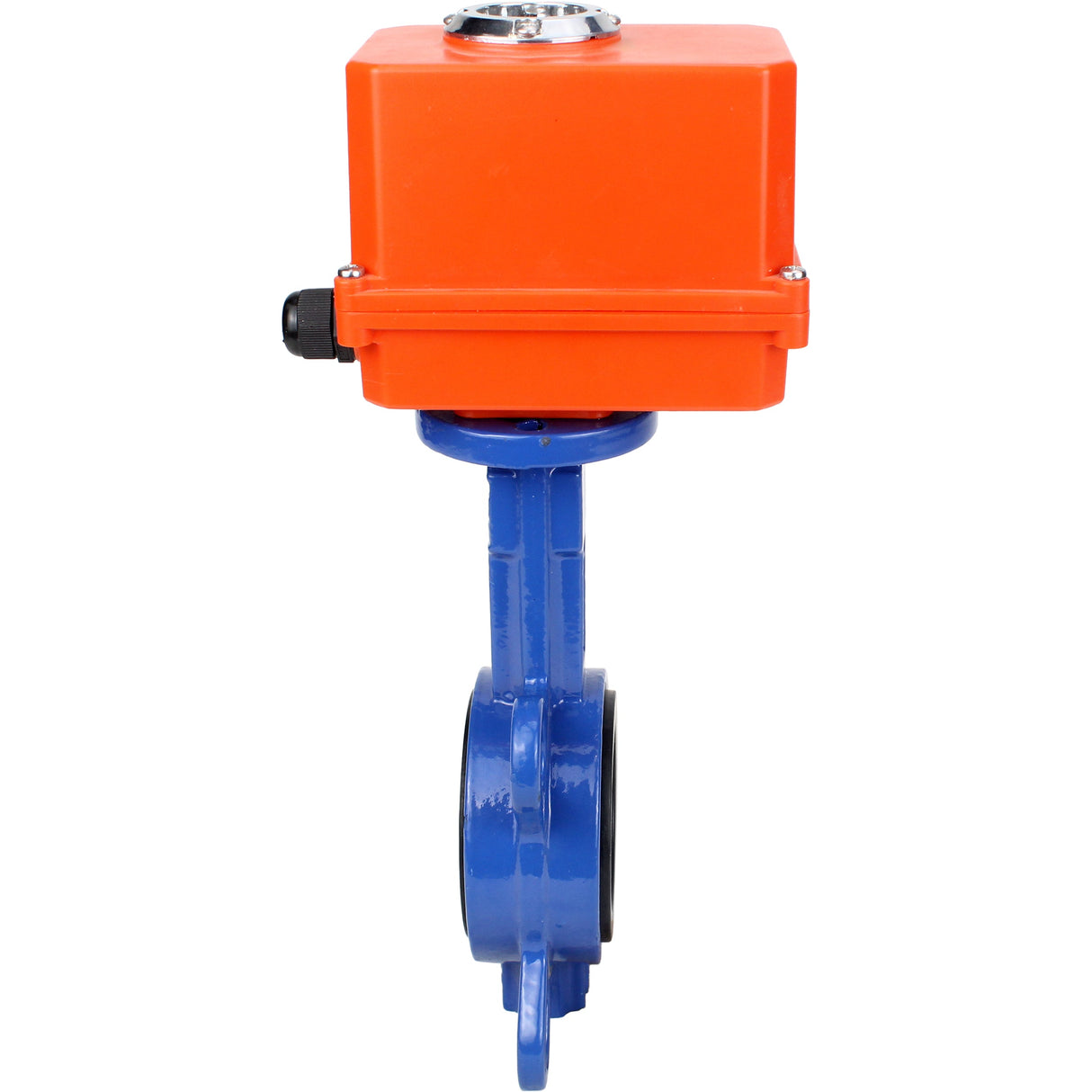 Wasser-Drosselklappe Elephant GGG50-316L-EPDM Gehäusematerial - Gusseisen GGG50, Scheibenmaterial - Edelstahl 316L, Dichtung - EPDM mit Elektroantrieb Elephant 220V