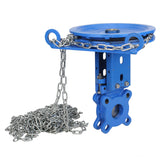 Plattenschieber Elephant GVKR1331N-2W-Fb-CC, Gehäuse - Gusseisen GGG40, Schieber - Edelstahl AISI 304, Dichtung - NBR, Handrad mit Kette