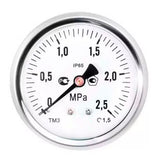 Manometer vibrationsfest Elephant MB-311-A1,5, axial, Edelstahl, Genauigkeitsklasse 1,5