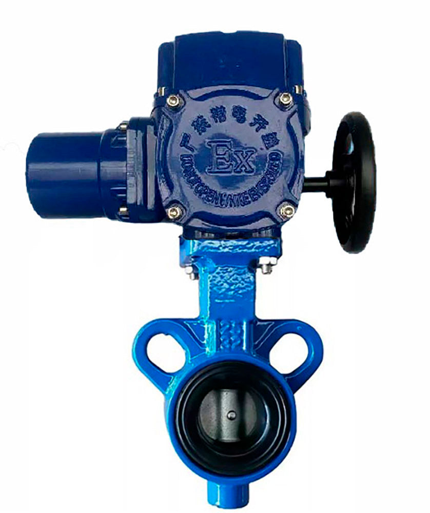 Wasser-Schmetterlingsventil Elephant AL-316L-EPDM Gehäusematerial - Aluminiumlegierung, Scheibenmaterial - Edelstahl 316L, Dichtung - EPDM mit 1/4-Umdrehung elektrischem Antrieb Elephant QT-W (M) 380V