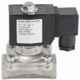 Zweiwege-Elektromagnetventil, normalerweise geschlossen, direkt wirkend, Elephant VS2W-201V-NC, VITON 110/220 V, Gehäusematerial – Edelstahl AISI 304, Dichtung – Viton