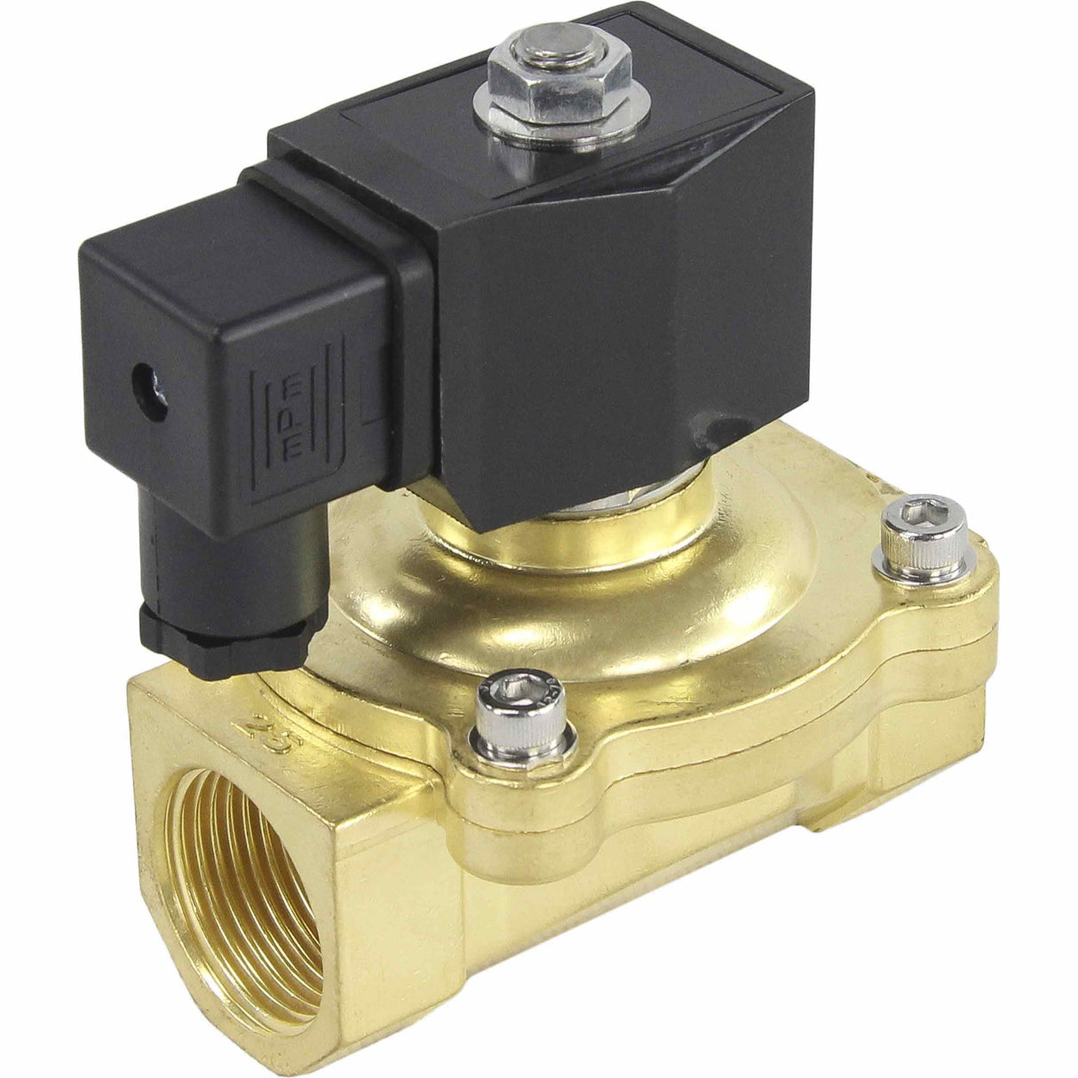 Zweiwege-Elektromagnetventil, normalerweise geschlossen, direkt wirkend, Elephant VS2W-200V-NC, VITON 110/220 V, Gehäusematerial – Messing, Dichtung – Viton