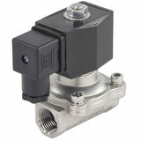 Zweiwege-Elektromagnetventil, normalerweise geschlossen, direkt wirkend, Elephant VS2W-201E-NC EPDM 24 V, Gehäusematerial – Edelstahl AISI 304, Dichtung – EPDM