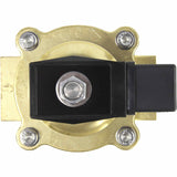 Zweiwege-Elektromagnetventil, normalerweise geschlossen, direkt wirkend, Elephant VS2W-200V-NC, VITON 110/220 V, Gehäusematerial – Messing, Dichtung – Viton