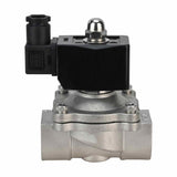 Zweiwege-Elektromagnetventil, normalerweise geschlossen, direkt wirkend, Elephant VS2W-301V-NC, VITON 24 V, Gehäusematerial – Edelstahl AISI 304, Dichtung – Viton