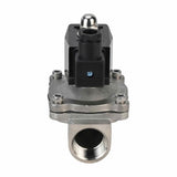 Zweiwege-Elektromagnetventil, normalerweise offen, direktwirkend, Elephant VS2W-301E-NO EPDM 24 V, Gehäusematerial – Edelstahl AISI 304, Dichtung – EPDM