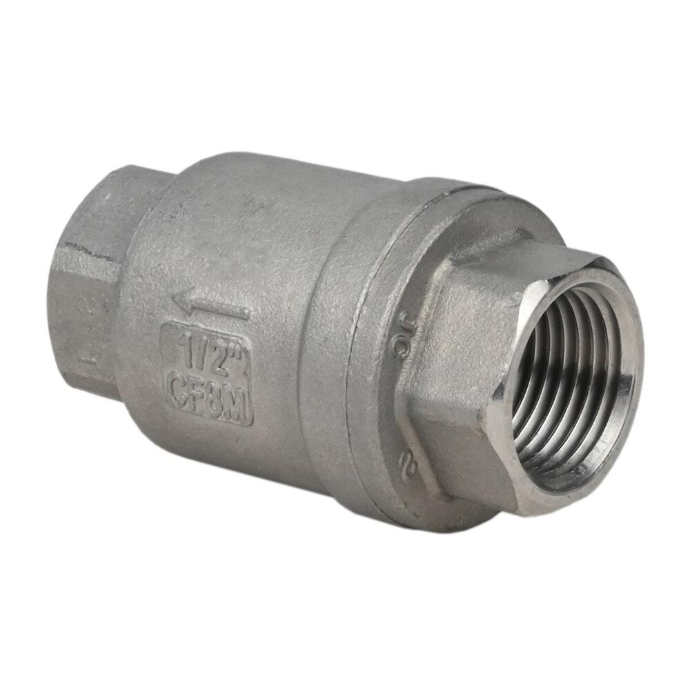 Feder-rückschlagventil Elephant LSCV, gehäusematerial - edelstahl AISI 316, schließelementmaterial - edelstahl AISI 316, dichtung - PTFE