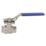 Edelstahl-kugelhahn Elephant BV.T.Fp.316.230-ISO 986 psi, voller durchgang, gewindeanschluss NPT/BSP, mit ISO 5211 montagepad und handgriff