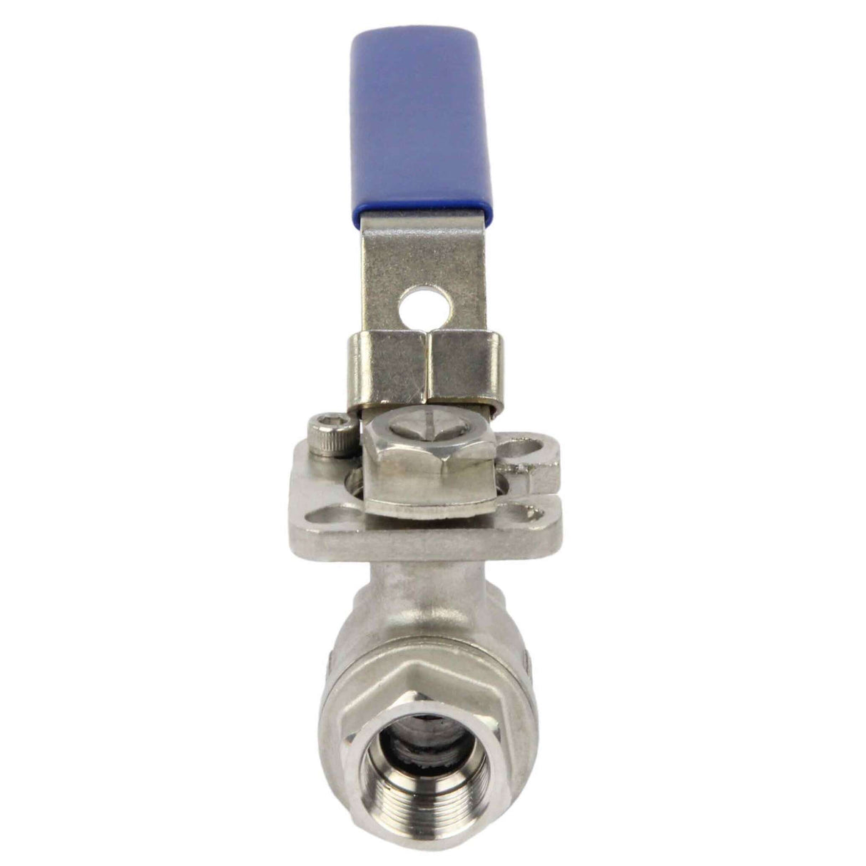 Edelstahl-kugelhahn Elephant BV.T.Fp.316.230-ISO 986 psi, voller durchgang, gewindeanschluss NPT/BSP, mit ISO 5211 montagepad und handgriff