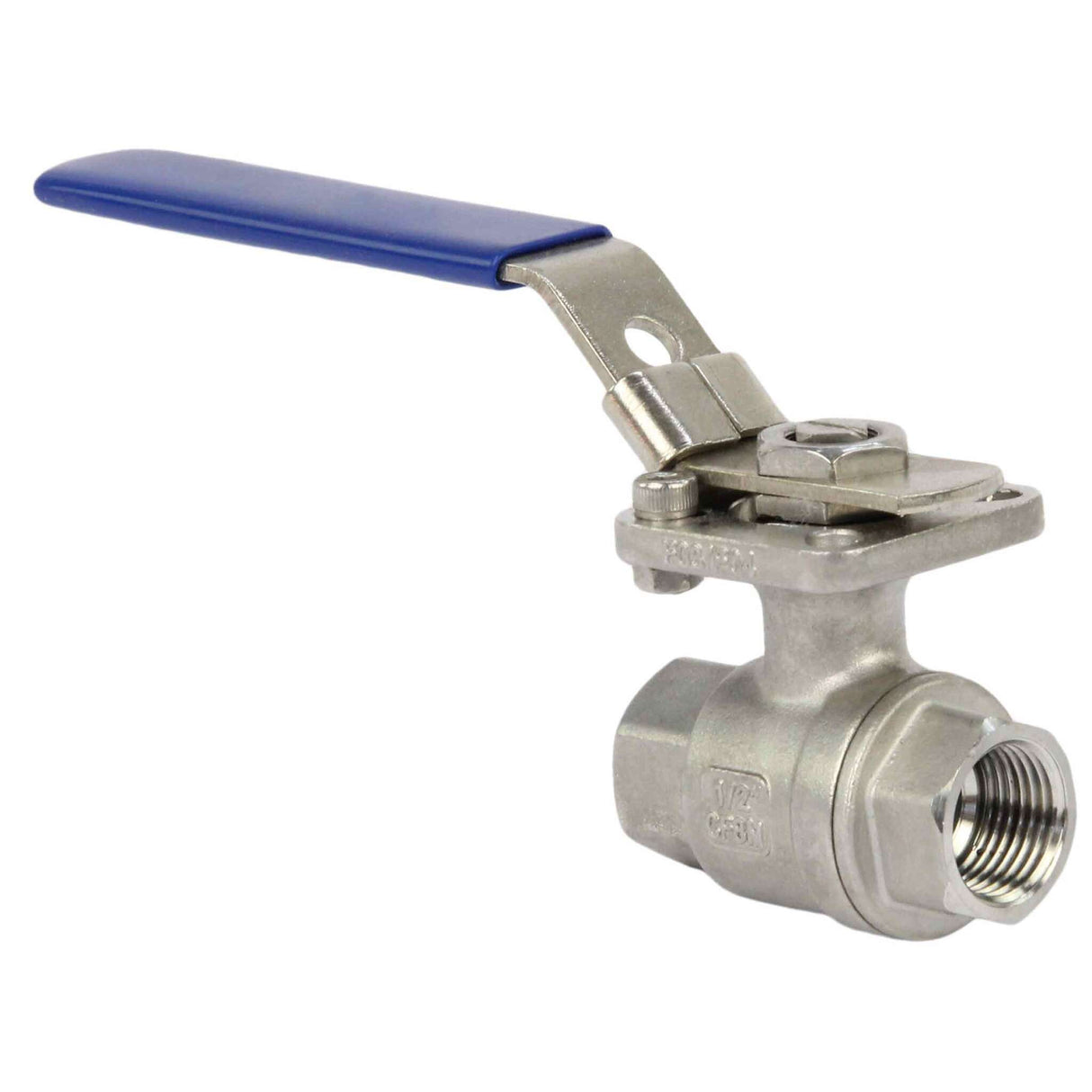 Edelstahl-kugelhahn Elephant BV.T.Fp.316.230-ISO 986 psi, voller durchgang, gewindeanschluss NPT/BSP, mit ISO 5211 montagepad und handgriff