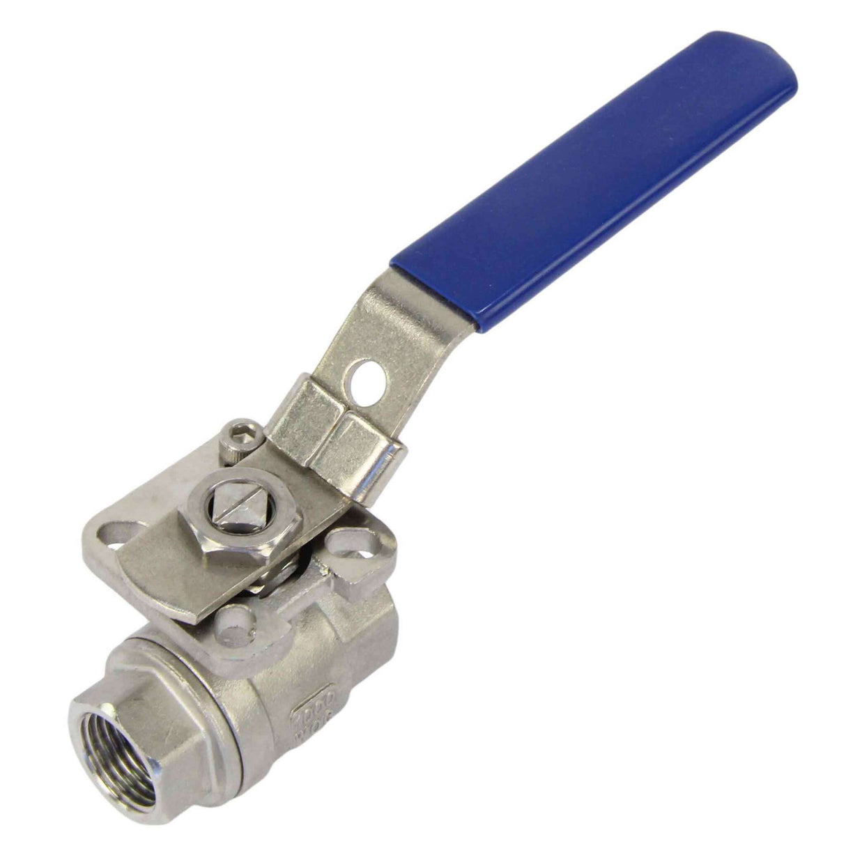 Edelstahl-kugelhahn Elephant BV.T.Fp.316.230-ISO 986 psi, voller durchgang, gewindeanschluss NPT/BSP, mit ISO 5211 montagepad und handgriff