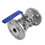 Edelstahl-Kugelhahn Elephant BV.F.Fp.T.316.180 580 psi, SS316, voller Durchgang, Flanschanschluss, mit Griff