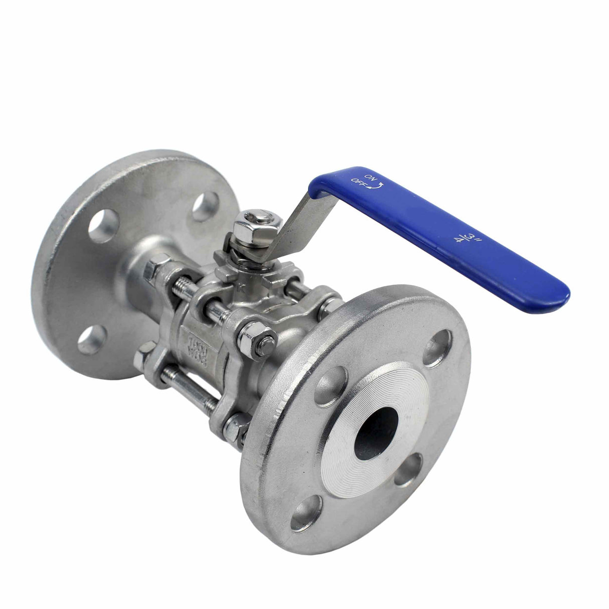 Edelstahl-Kugelhahn Elephant BV.F.Fp.T.316.180 580 psi, SS316, voller Durchgang, Flanschanschluss, mit Griff