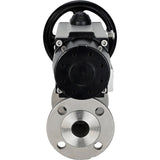 Kugelhähne Elephant BV3131P(3-teilig)-FP-F-ISO-H DN65-80 16 bar dreiteilig, voller Durchgang, geflanscht, Gehäuse - Edelstahl SS304, Dichtung - PTFE, mit pneumatischem Antrieb Elephant PA-DA-105-1