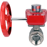 Kugelhahn aus Edelstahl Elephant kshmp316-elephant-hgbf, Gehäusematerial - Edelstahl AISI 316, Kugelmaterial - Edelstahl AISI 316, Dichtung - PTFE, getriebegetrieben
