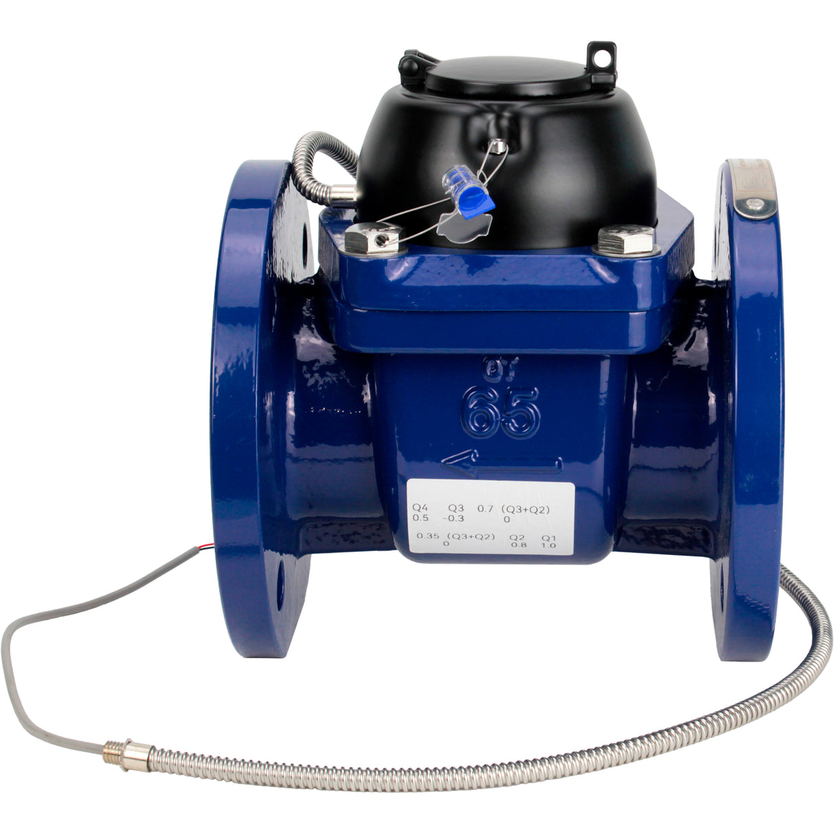 Kaltwasserzähler Elephant MTX1i Turbine, mit Impulsausgang, Guss, geflanscht