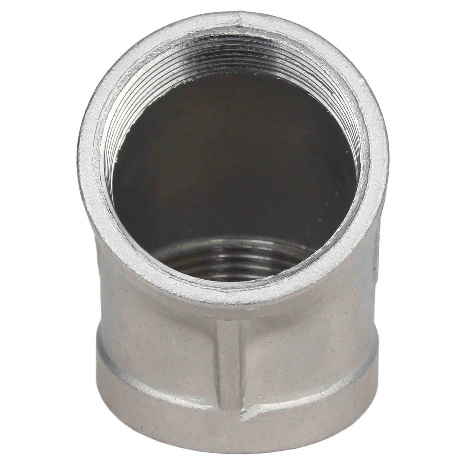 Abzweig (Halbabzweig) Elephant PN16 45° Winkel, Gehäuse - Edelstahl 304, Anschluss - Innengewinde / Innengewinde