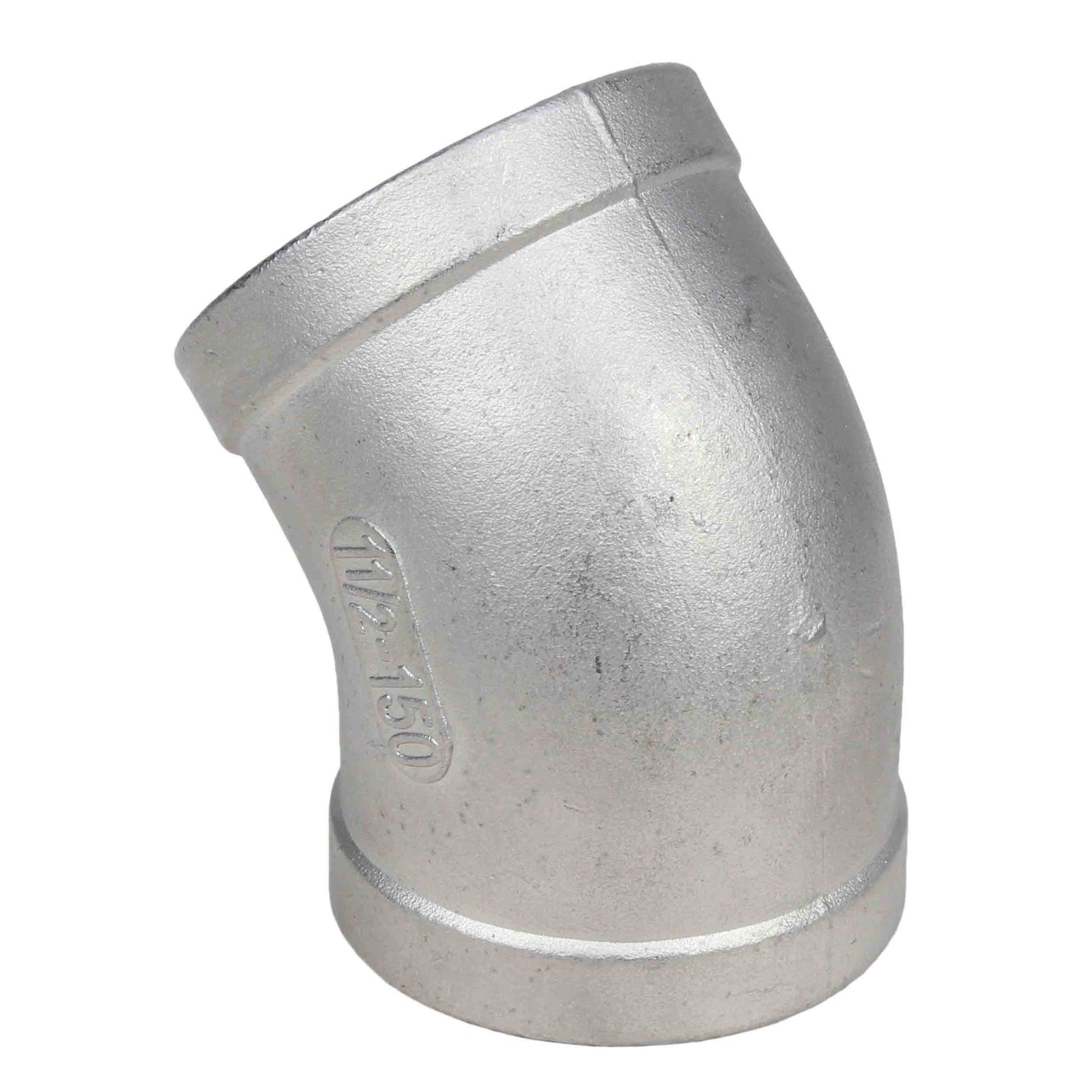 Abzweig (Halbabzweig) Elephant PN16 45° Winkel, Gehäuse - Edelstahl 316, Anschluss - Innengewinde / Innengewinde