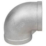Bögen (Winkel) Stahl Elephant PN16 90° Winkel, Körper - Edelstahl 304, Anschluss - Innengewinde / Innengewinde