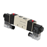 Pneumatischer Verteiler Elephant 4V320 AC220V, 8 mm Arbeitskanäle, mit zweiseitiger elektromagnetischer Steuerung