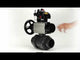 Ball valves Elephant BV4242E-FP-GRM-ISO, body material - UPVC, ball material - UPVC, seal - EPDM, with pneumatic actuator double action PA-DA-105-1, pneumatic distributor 4M310-08 24V, LSU APL-410N EX and ATU AFC2000