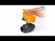 Ball valves Elephant BV4242E-FP-GRM-ISO, body material - UPVC, ball material - UPVC, seal - EPDM, with explosion-proof quarter-turn actuator QT-EX-EM-O2-380VAC-U1