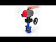 Wasser-Schmetterlingsventil Elephant WBV1616E-2W-Fb-H, Gehäusematerial - Gusseisen QT450, Scheibenmaterial - Gusseisen QT450, Dichtung - EPDM, mit pneumatischem Doppelwirkungsantrieb PA-DA, 4M310-08 24V, Handrad MON