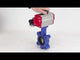 Water Butterfly Valve Elephant WBV1631N-2W-Fb-H, Gehäusematerial - Gusseisen QT450, Scheibenmaterial - Edelstahl AISI 304, Dichtung - NBR, pneumatischer Antrieb PA-SA mit Rückstellfedern, 4M310-08 24V