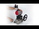 Ball valves Elephant BV3232P(4pc)-FP-3WL-F-ISO-H 16 bar full bore, flanged, body - stainless steel SS316, ISO flange F03/F04-F10/F12, square 9x9-19x19, with pneumatic drive PA-DA, mon/distribution 4V320-10 220V, Doubler MON3-700-T38-ISO and ATU AFC