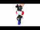 Wasser-Schmetterlingsventil Elephant WBV1616N-2W-Fb-H, Gehäusematerial - Gusseisen QT450, Scheibenmaterial - Gusseisen QT450, Dichtung - NBR, pneumatischer Antrieb PA-DA Doppelwirkung, 4M310-08 220V, LSU APL-510N EX, Handrad MON, ATU AFC2000