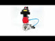 Kugelhähne Elephant BV3232P(4 Stück)-SP-3WL-T-ISO-H, Gehäusematerial - Edelstahl AISI 316, Dichtung - PTFE / PTFE / Teflon, mit pneumatischem Doppelwirkungsantrieb PA-DA, 4V320-10 220V, LSU APL-410N Ex, ATU AFC2000
