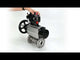 Ball valves Elephant BV3232P(3pc)-FP-F-ISO-H DN65-100 25/40 bar flanged with ISO flange, body - 316 stainless steel, full bore, seal - PTFE, with pneumatic drive PA-DA-105-1, pneumatic distributor 4M310-08 220V, LSU APL-510N Ex, ATU AFC2000