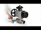 Kugelhähne Elephant BV3232P(3pc)-FP-W-ISO-H LONG, Gehäusematerial - Edelstahl AISI 316, Dichtung - PTFE / PTFE / Teflon, mit pneumatischem Doppelwirkungsantrieb PA-DA-105-1, 4V320-08 220V, LSU APL-210N