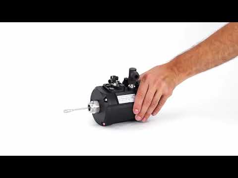 Elektropneumatische Stellungsregler Elephant EIP intelligent, linearer Hubbereich - 5-50mm, drehbar - 0-90°, Spannung - 24V, Druck - 3-7bar, Gehäuse - Kunststoff, Farbe - schwarz